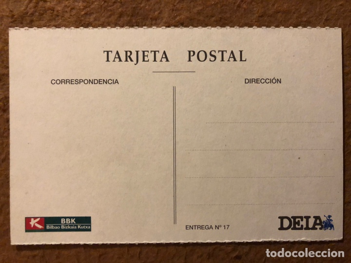 Postales: BILBAO, NUEVO MERCADO DEL ENSANCHE. POSTAL SIN CIRCULAR COLECCI&Oacute;N BBK Y DEIA. - Foto 2