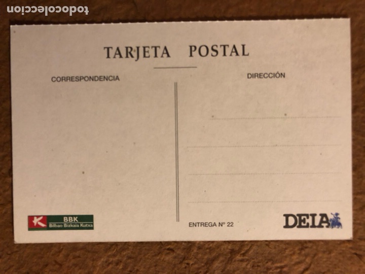 Postales: BILBAO, PALOMAR DEL ARENAL. POSTAL SIN CIRCULAR COLECCI&Oacute;N BBK Y DEIA. - Foto 2
