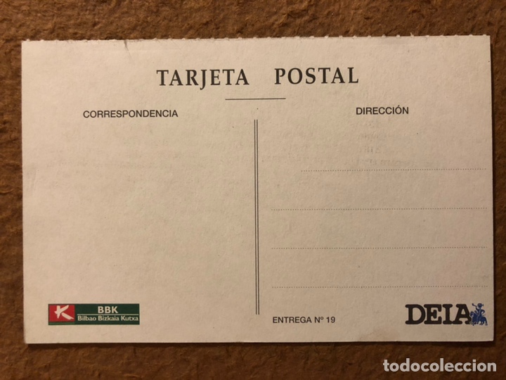 Postales: BILBAO, CAMPO VOLANT&Iacute;N DESDE EL ENSANCHE. POSTAL SIN CIRCULAR COLECCI&Oacute;N BBK Y DEIA - Foto 2