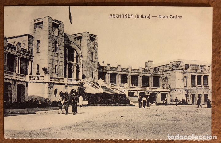 Postales: ARCHANDA (BILBAO), GRAN CASINO. POSTAL SIN CIRCULAR COLECCI&Oacute;N BBK Y DEIA. - Foto 1
