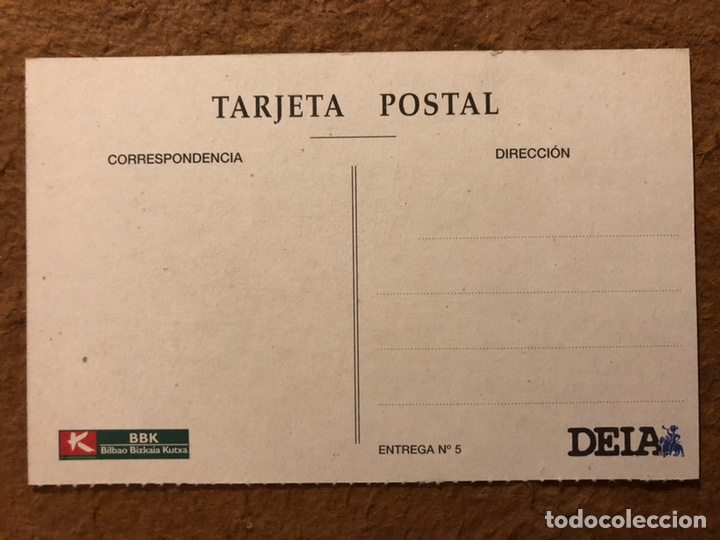 Postales: BILBAO, RAMPA DE URIBITARTE. POSTAL SIN CIRCULAR COLECCI&Oacute;N BBK Y DEIA. - Foto 2