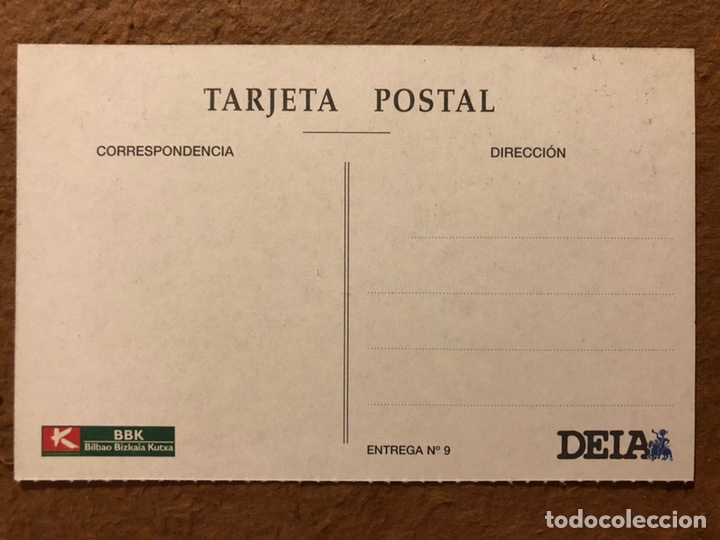 Postales: BILBAO, PASEO DEL ARENAL. POSTAL SIN CIRCULAR COLECCI&Oacute;N BBK Y DEIA. - Foto 2
