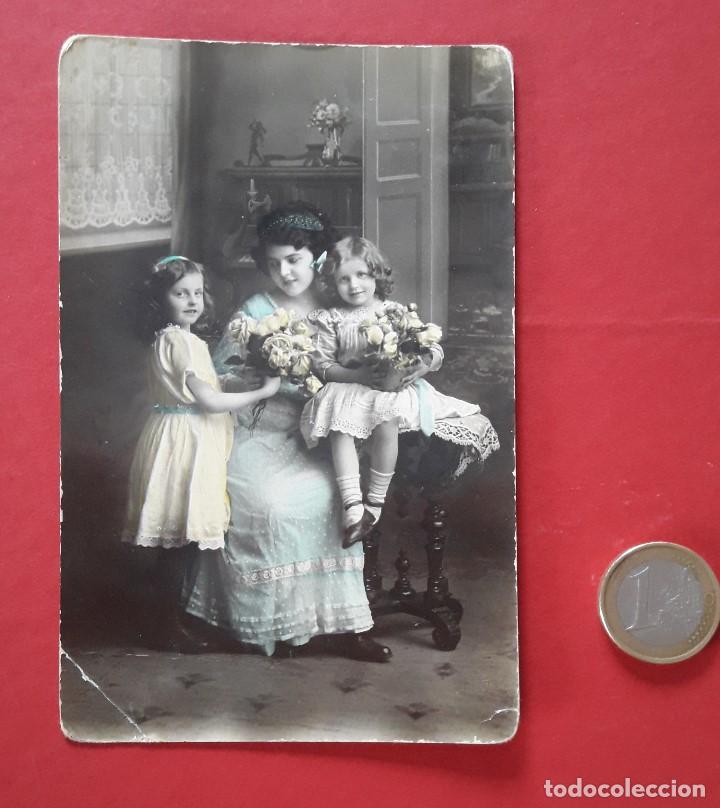 Postales: TARJETA POSTAL A&Ntilde;OS 40 , DEDICADA ELDA - Foto 1
