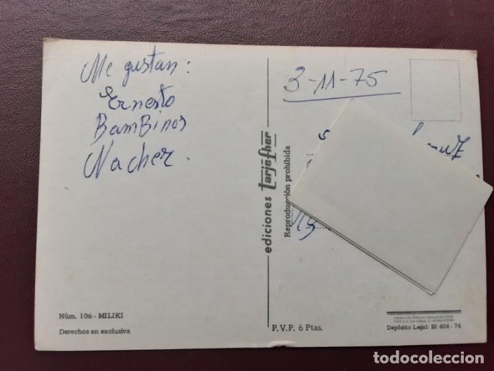Postales: Postal DE MILIKI, ESCRITA EN 1975 - Foto 2