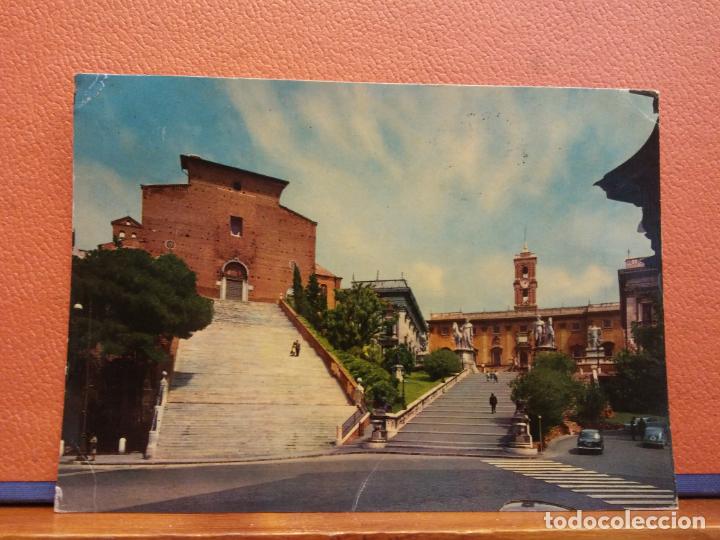 Postales: ROMA. THE CAPITOLE. BONITA POSTAL. CIRCULADA - Foto 1