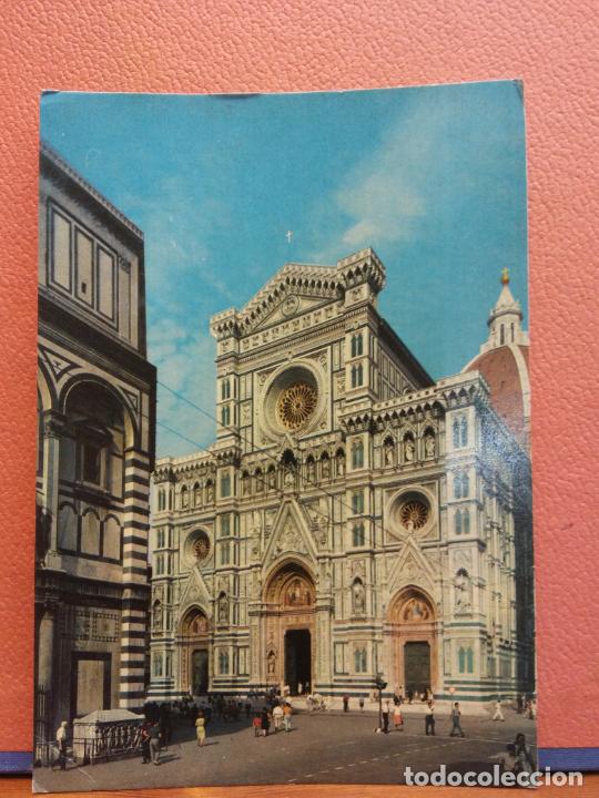 Postales: FIRENZE. CATTEDRALE. BONITA POSTAL. CIRCULADA - Foto 1