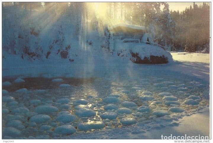 Postales: :::: AG118 - POSTAL - PAISAJE HELADO - Foto 1