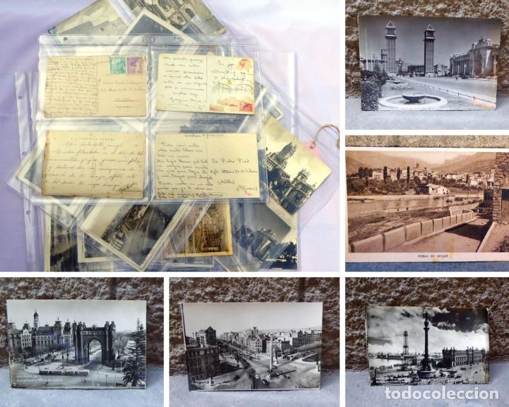 Postales: Postales antiguas, set de 20 - Foto 1
