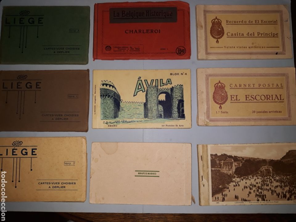 Postales: Lote de cuadernos de postales - Foto 1