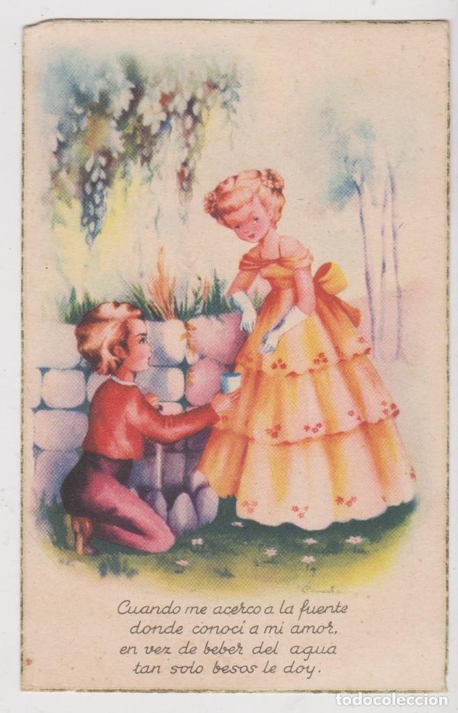 Postales: postal -- sirenita -- COPLAS DE AMOR -- SERIE 1058