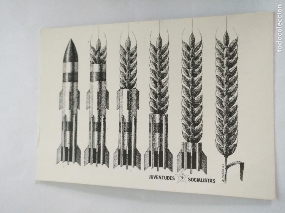 Cartoline: HAGA SU OFERTA --- RARA POSTAL DIFICIL DE CATOLOGAR - POLITICA JUVENTUDES SOCIALISTAS 1985