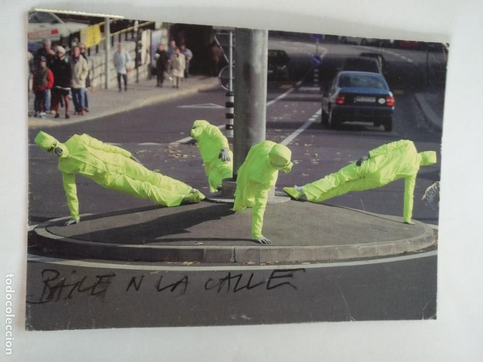 Postkarten: HAGA SU OFERTA --- RARA POSTAL DIFICIL DE CATOLOGAR - ARTE BAILE EN LA CALLE