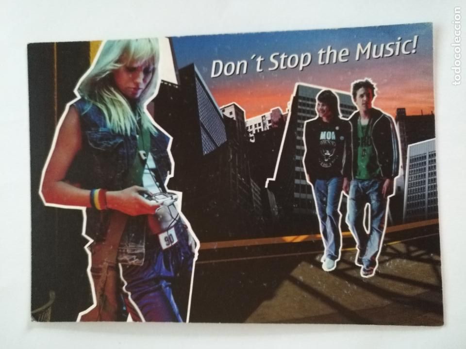 Postkarten: HAGA SU OFERTA --- RARA POSTAL DIFICIL DE CATOLOGAR - son&acute;t stop the music