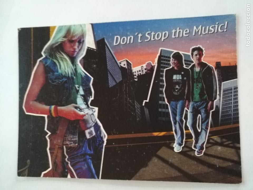 Postkarten: HAGA SU OFERTA --- RARA POSTAL DIFICIL DE CATOLOGAR - DONT STOP THE MUSIC