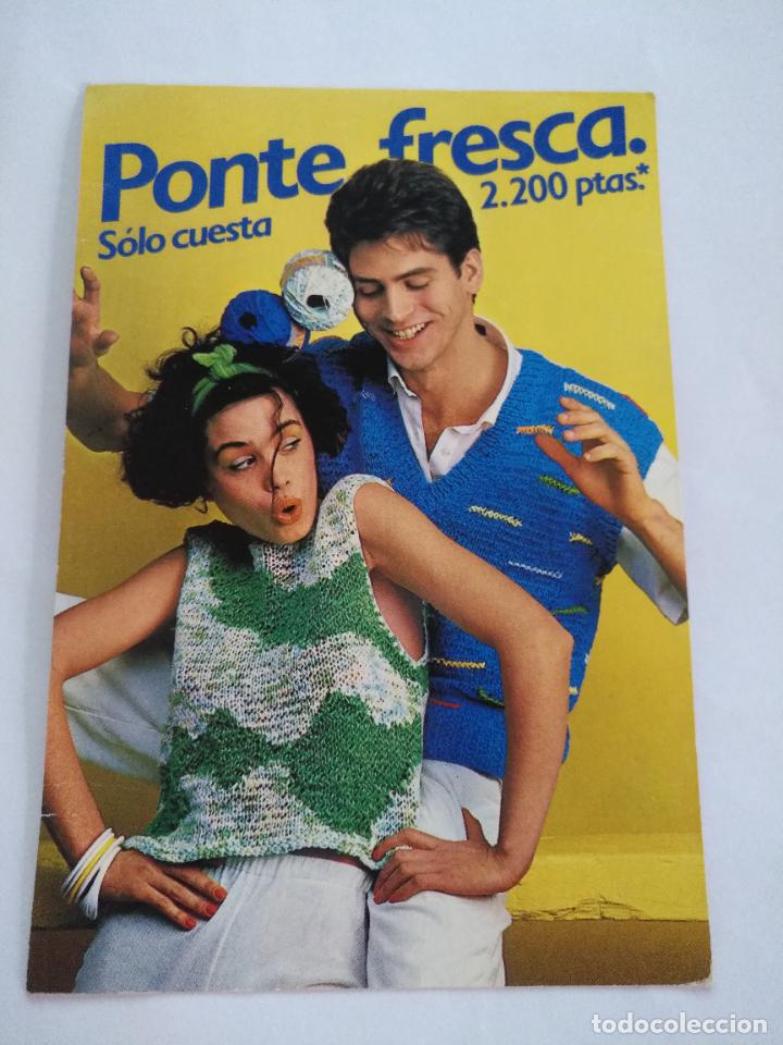 Postkarten: HAGA SU OFERTA --- RARA POSTAL DIFICIL DE CATOLOGAR - hilos pingouin esmeralda