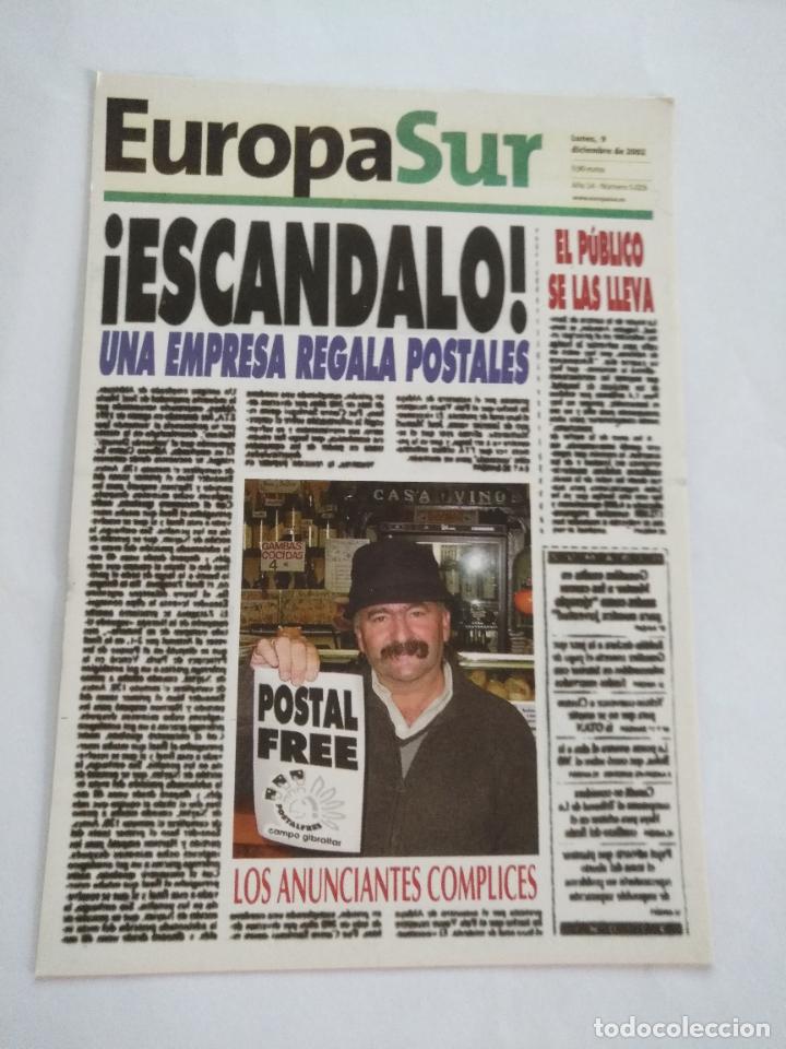 Postkarten: HAGA SU OFERTA --- RARA POSTAL DIFICIL DE CATOLOGAR - diario europa sur