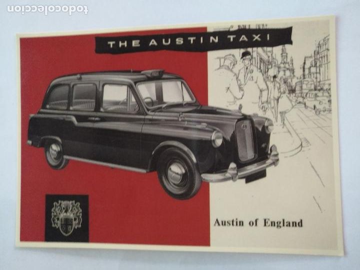 Postkarten: HAGA SU OFERTA --- RARA POSTAL DIFICIL DE CATOLOGAR - COCHE AUSTIN TAXI