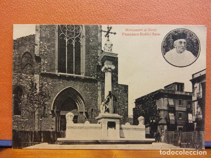 Postales: MONUMENT AL RVNT FRANCISCO ROD&Oacute; I SALA. BONITA POSTAL. SIN USAR