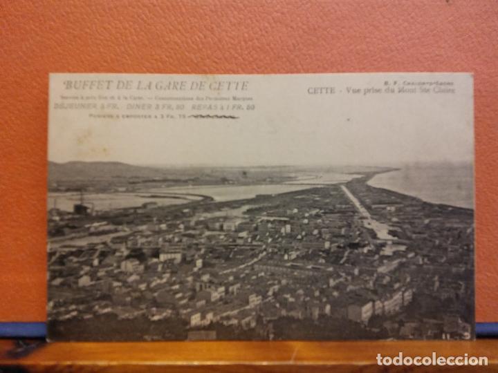 Postales: BUFFET DE LA GARE DE CETTE. BONITA POSTAL. SIN USAR