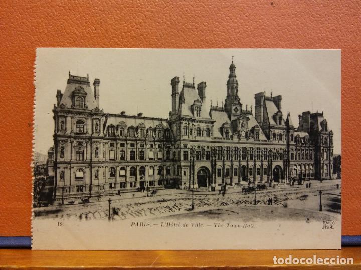 Postales: PARIS. L'HOTEL DE VILLE. BONITA POSTAL. SIN USAR