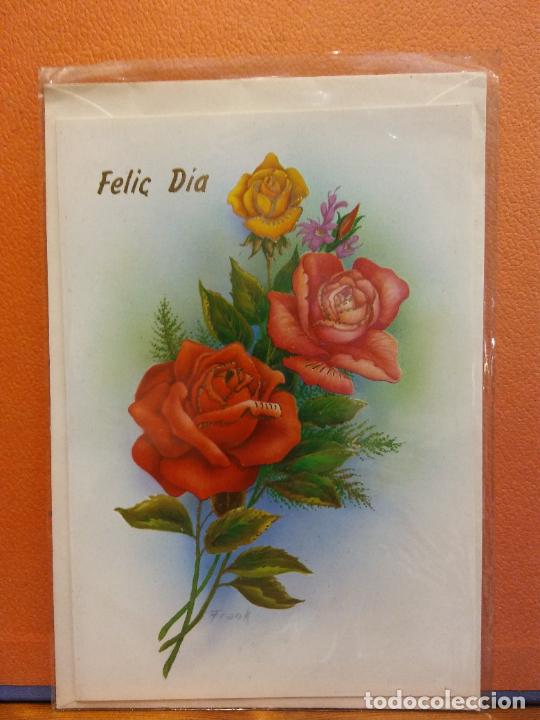 Postales: FELI&Ccedil; DIA. BONITA POSTAL. D&Iacute;PTICO. SIN USAR