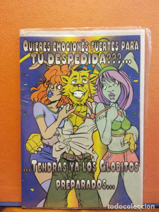 Postales: QUIERES EMOCIONES FUERTES PARA TU DESPEDIDA? BONITA POSTAL. D&Iacute;PTICO. SIN USAR