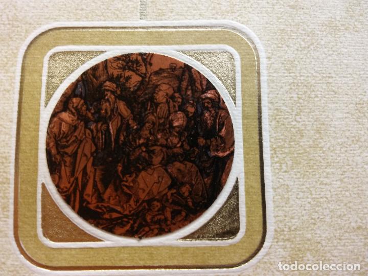 Postales: ADORACI&Oacute;N AL NI&Ntilde;O. TARJETA DE NAVIDAD. MUY BONITA. UNA HOJA. SIN USAR