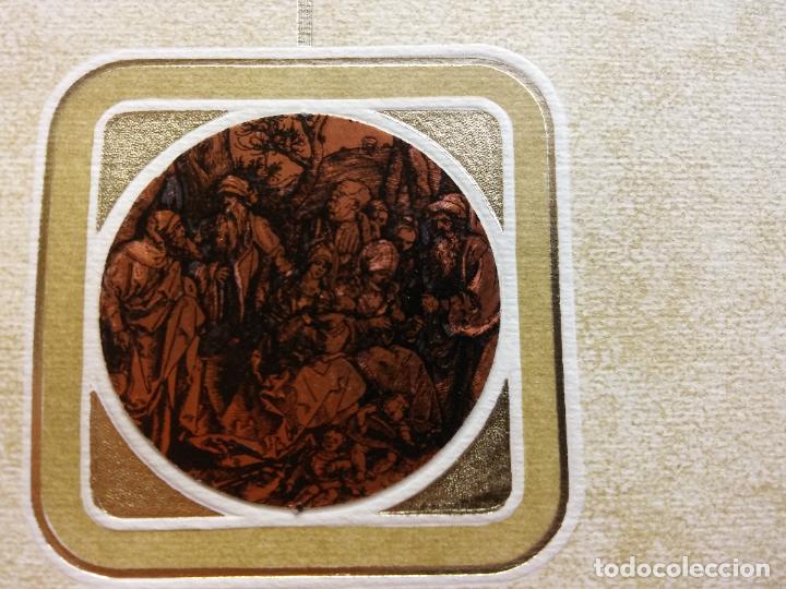Postales: ADORACI&Oacute;N AL NI&Ntilde;O. TARJETA DE NAVIDAD. MUY BONITA. UNA HOJA. SIN USAR