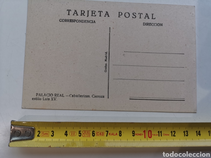 Postales: Postal del Palacio Real, Carroza estilo Luis XV - Foto 2