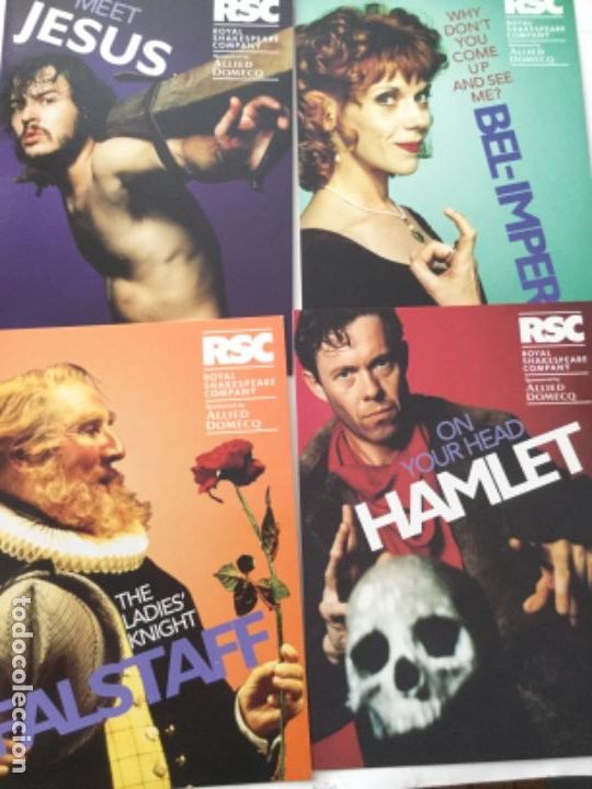 Postales: Royal shakespeare company-4 postal publicitaria-