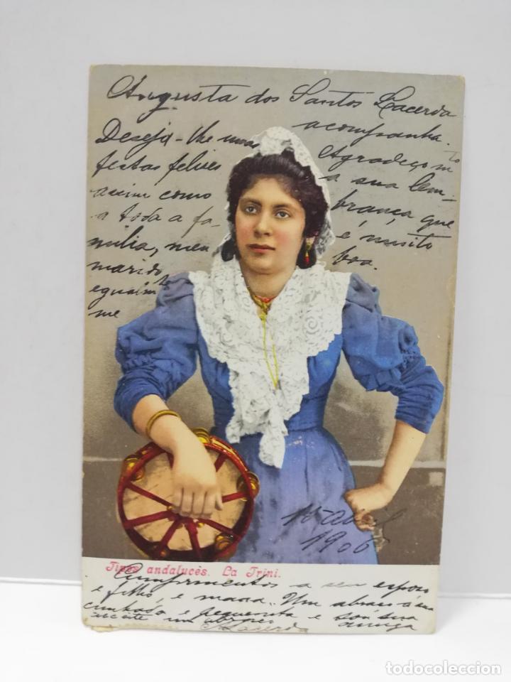 Postales: TARJETA POSTAL. TIPOS ANDALUCES. LA TRINI. - Foto 1
