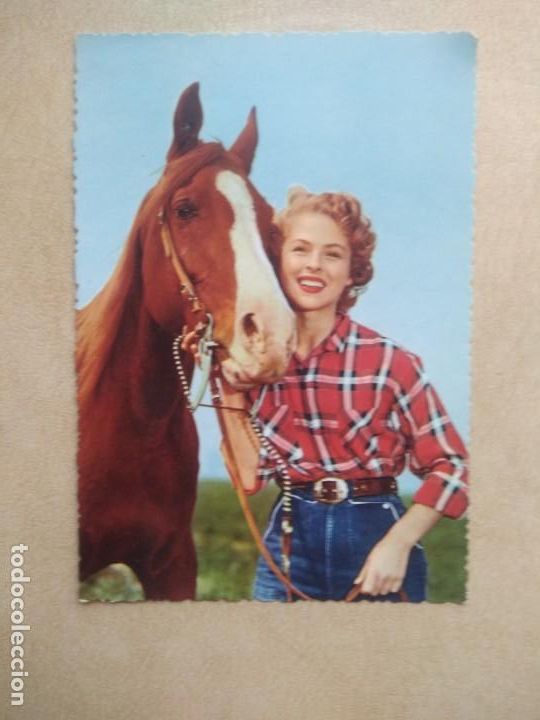 Cartoline: Postal dama con caballo