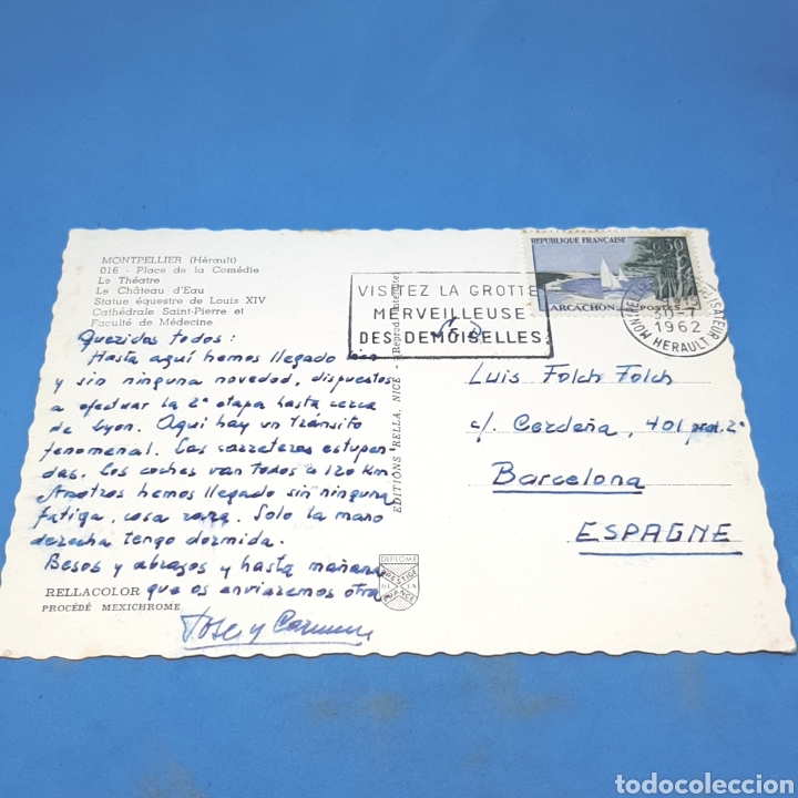 Postales: (ADS3) POSTAL CIRCULADA. N&deg;016 MONTPELLIER - Foto 2