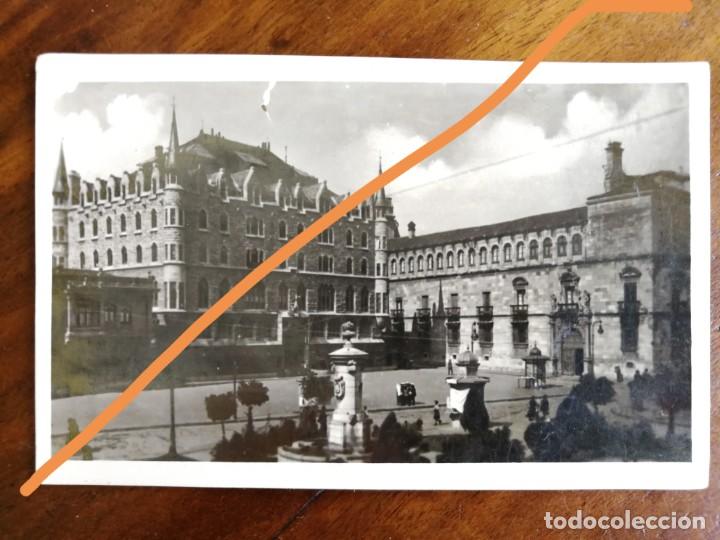 Postales: Antigua postal de Le&oacute;n. plaza de San Marcelo. ediciones Arribas. - Foto 1