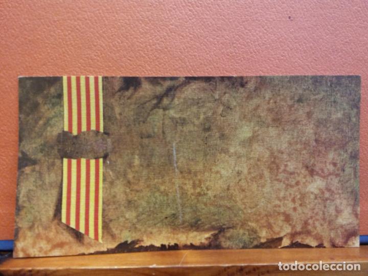 Postales: TARJETA DE FELICITACI&Oacute;N. BANDERA CATALUNYA. MUY BONITA. UNA HOJA. SIN USAR.