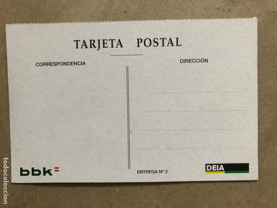 Postales: CASTILLO ELEJABEITIA, LA ESTRADA. POSTAL SIN CIRCULAR COLECCI&Oacute;N BBK DEIA. - Foto 2
