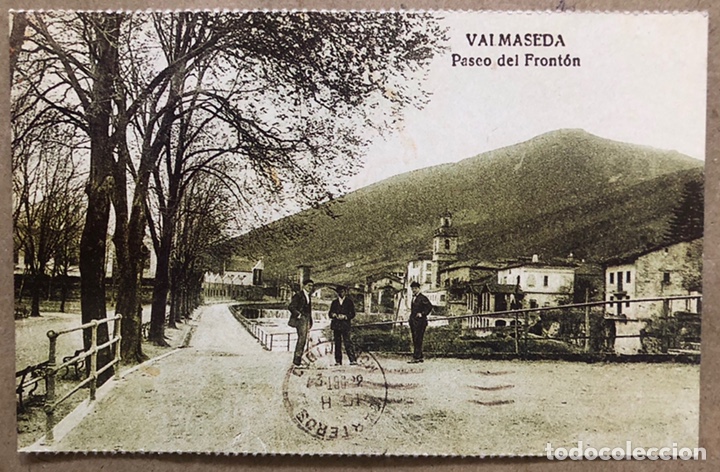 Cartoline: VALMASEDA, PASEO DEL FRONT&Oacute;N. POSTAL SIN CIRCULAR COLECCI&Oacute;N BBK DEIA.