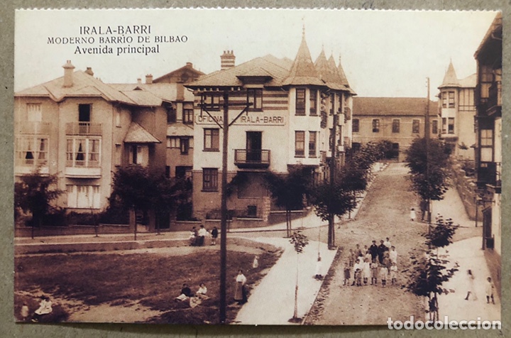 Postais: IRALA BARRI, MODERNO BARRIO DE BILBAO. POSTAL SIN CIRCULAR COLECCI&Oacute;N DEIA BBK.