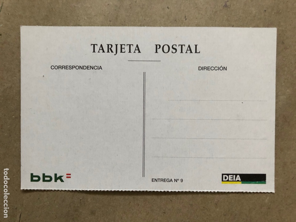 Postales: ELANCHOVE. POSTAL SIN CIRCULAR COLECCI&Oacute;N DEIA BBK. - Foto 2