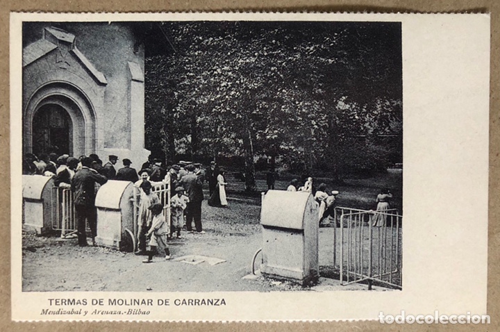 Cartoline: TERMAS DE MOLINAR DE CARRANZA. POSTAL SIN CIRCULAR COLECCI&Oacute;N DEIA BBK.