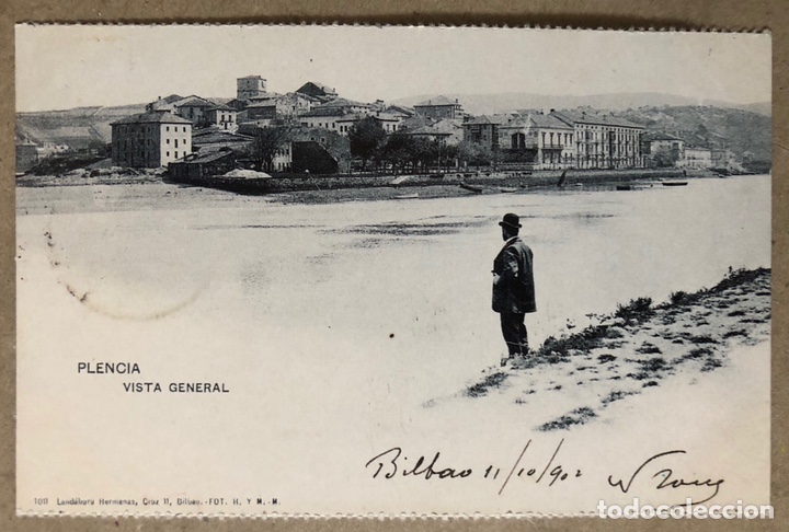 Postales: PLENCIA, VISTA GENERAL,. POSTAL SIN CIRCULAR COLECCI&Oacute;N DEIA BBK. - Foto 1