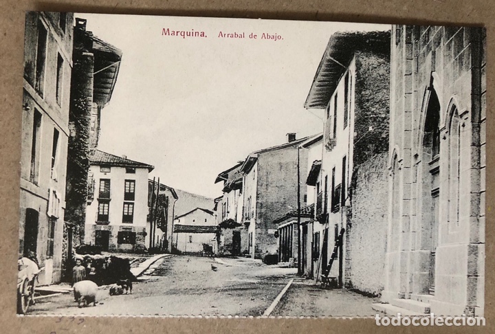Cartoline: MARQUINA, ARRABAL DE ABAJO. POSTAL SIN CIRCULAR COLECCI&Oacute;N DEIA BBK.