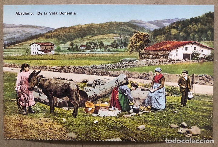 Postais: ABADIANO, DE LA VIDA BOHEMIA. POSTAL SIN CIRCULAR COLECCI&Oacute;N BBK DEIA.