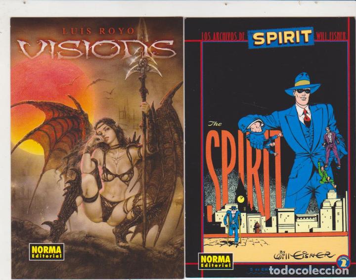 Cartoline: Lote de 2 Postales Norma. The Spirit y Visions