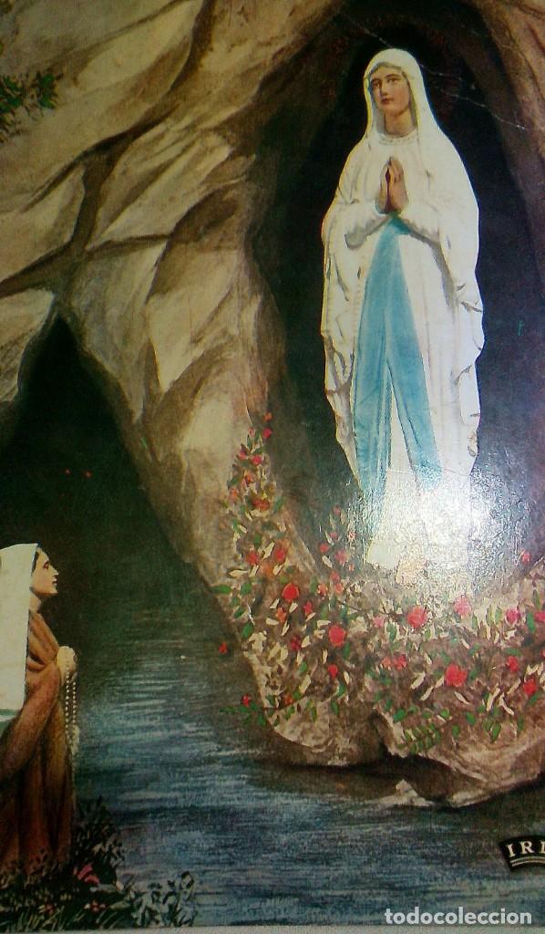 Postales: Postal Virgen de Lourdes - Foto 1