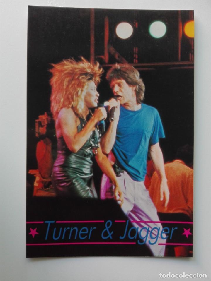 Postales: POSTAL1184 NUEVA - POSTERS DEL TIEMPO - 114 TURNER & JAGGER - MUSICA MUJER - ROLLING STONES