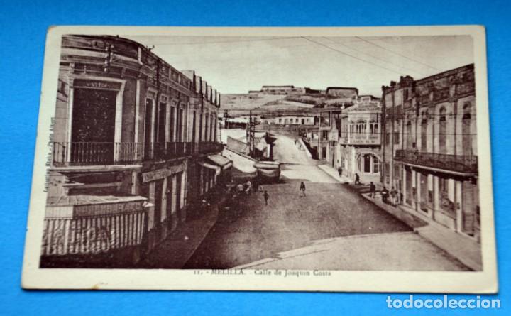 Postales: POSTAL DE MELILLA: CALLE DE JOAQUIN COSTA - Foto 1