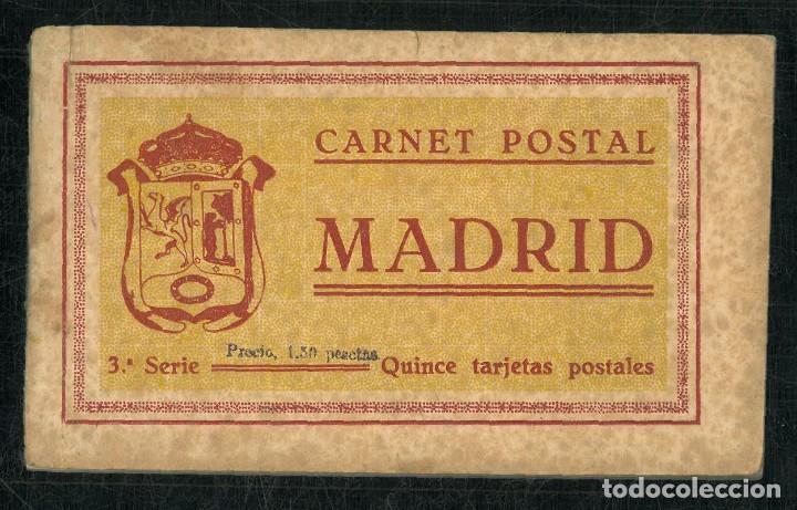Postales: CARNET POSTAL MADRID. 3&ordf; Serie. - Foto 1