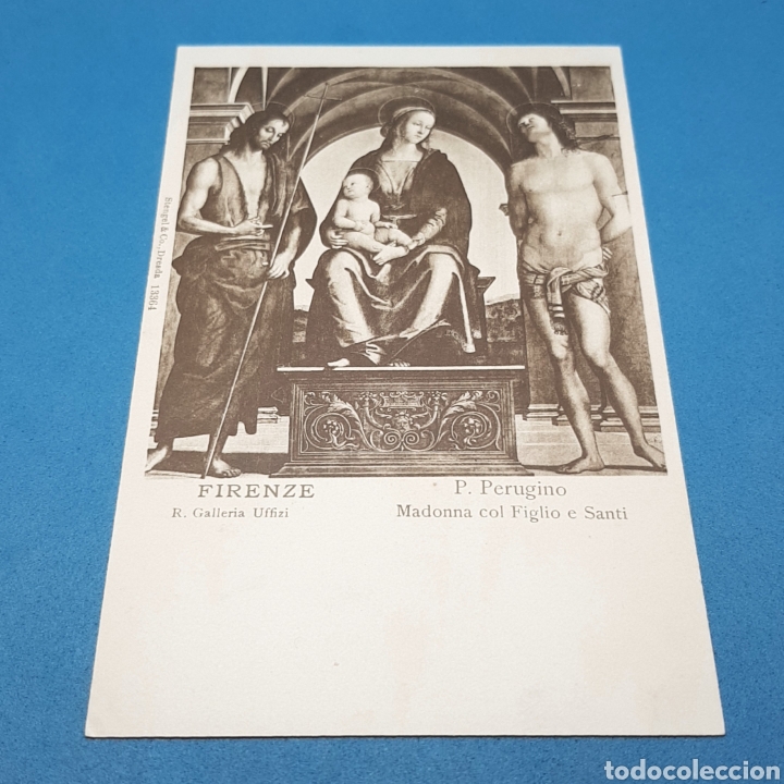 Postales: (ADS9) POSTAL NO CIRCULADA. FIRENZE. MADONNA COL FIGLIO E SANTI