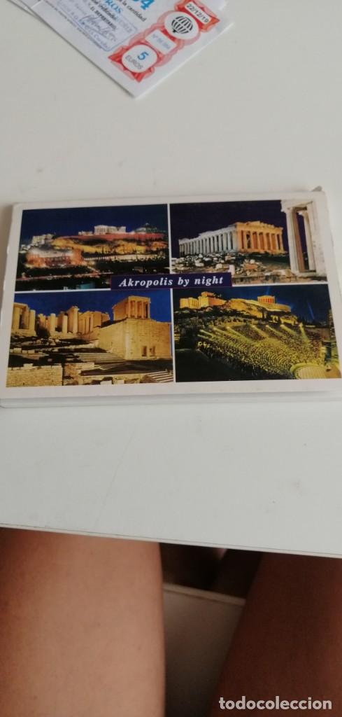 Postales: CD-6489 CONJUNTO DE POSTALES AKROPOLYS BY NIGHT